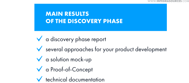 The main results of the Discovery Phase