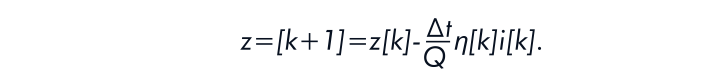 The equation in discrete form, describing the continuous time flow as discrete steps