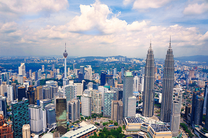 Kuala Lumpur landscape.