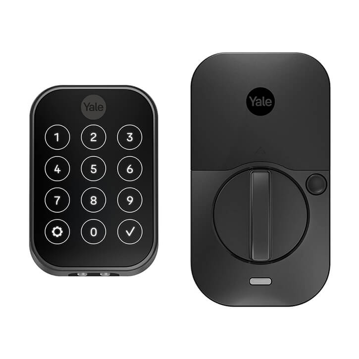 A photo of a Yale Assure smart lock.