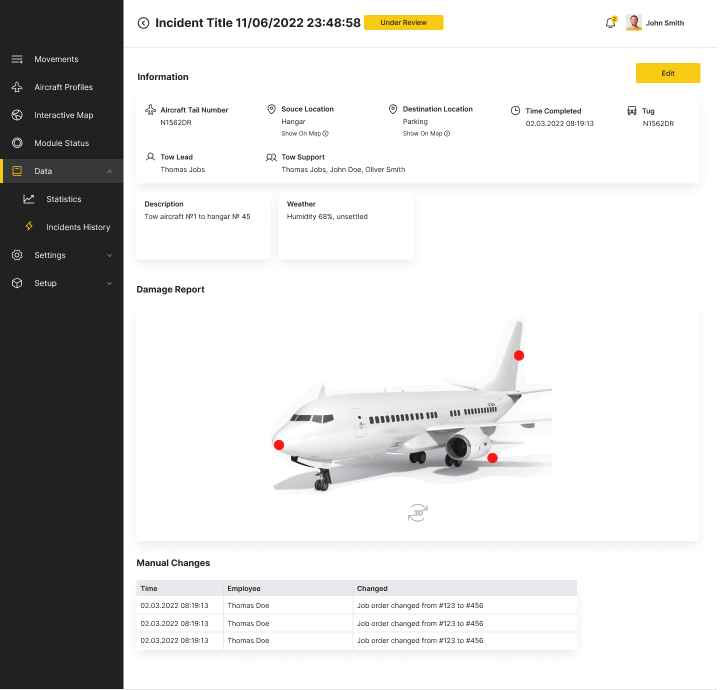 Preliminary design of the web portal pages.