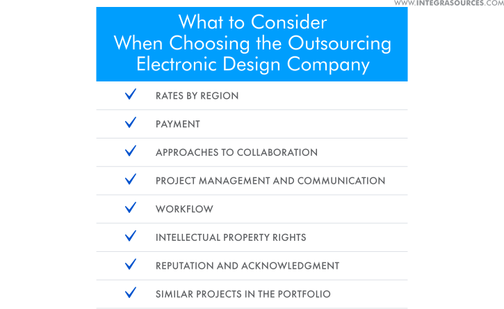 A brief overview of what to consider when choosing an electronics design outsourcing company