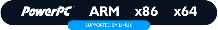 Linux supports various hardware architectures.