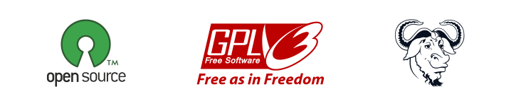 Open-source software: the General Public License, the GNU Project, the Open Source Initiative