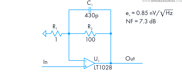 Op-amp-based preamp schematics for an MC Phono Cartridge