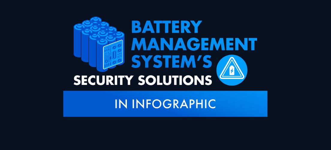 Battery management system's security solutions in infopraphics